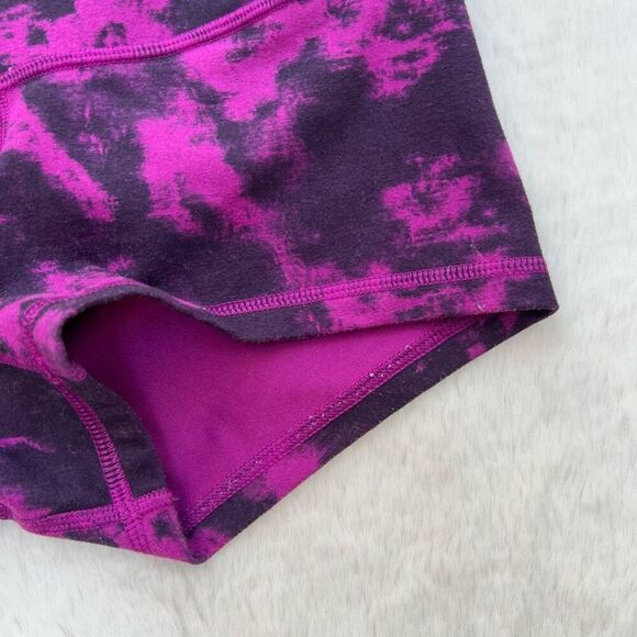 Lululemon Boogie Short *Full-On Luon (Roll Down) Bike Shorts Purple size 4 - Picture 7 of 9